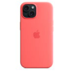 Калъф от Apple за  iPhone 15 Silicone Case с MagSafe - Guava - Image 4
