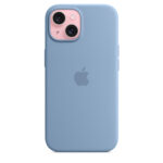 Калъф от Apple за  iPhone 15 Silicone Case с MagSafe - Winter Blue - Image 2