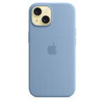 Калъф от Apple за  iPhone 15 Silicone Case с MagSafe - Winter Blue - Image 6