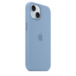 Калъф от Apple за  iPhone 15 Silicone Case с MagSafe - Winter Blue - Image 7