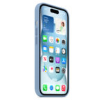 Калъф от Apple за  iPhone 15 Silicone Case с MagSafe - Winter Blue - Image 4
