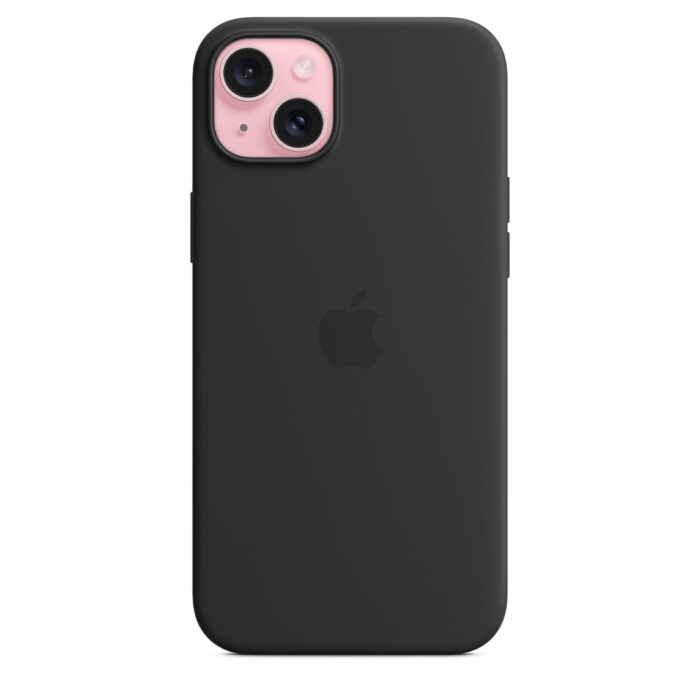 Калъф от Apple за iPhone 15 Plus Silicone Case с MagSafe - Black - Image 4