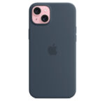 Калъф от Apple за iPhone 15 Plus Silicone Case с MagSafe - Storm Blue - Image 5