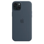Калъф от Apple за iPhone 15 Plus Silicone Case с MagSafe - Storm Blue - Image 4