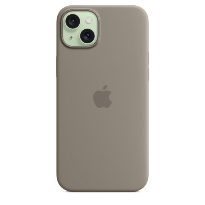 Калъф от Apple за iPhone 15 Plus Silicone Case с MagSafe - Clay - Image 3