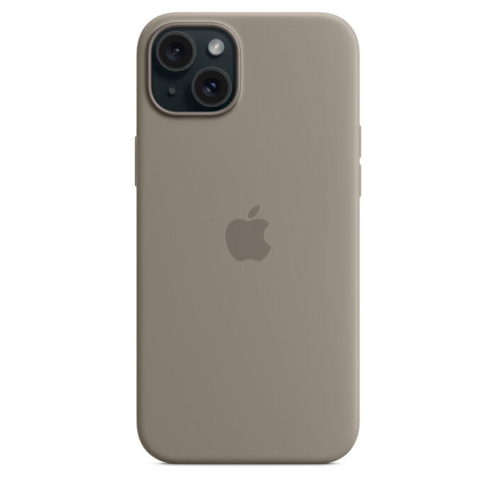 Калъф от Apple за iPhone 15 Plus Silicone Case с MagSafe - Clay - Image 4
