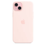 Калъф от Apple за  iPhone 15 Plus Silicone Case с MagSafe - Light Pink - Image 3