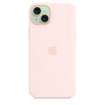 Калъф от Apple за  iPhone 15 Plus Silicone Case с MagSafe - Light Pink - Image 4