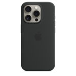 Калъф от Apple за iPhone 15 Pro Silicone Case с MagSafe - Black