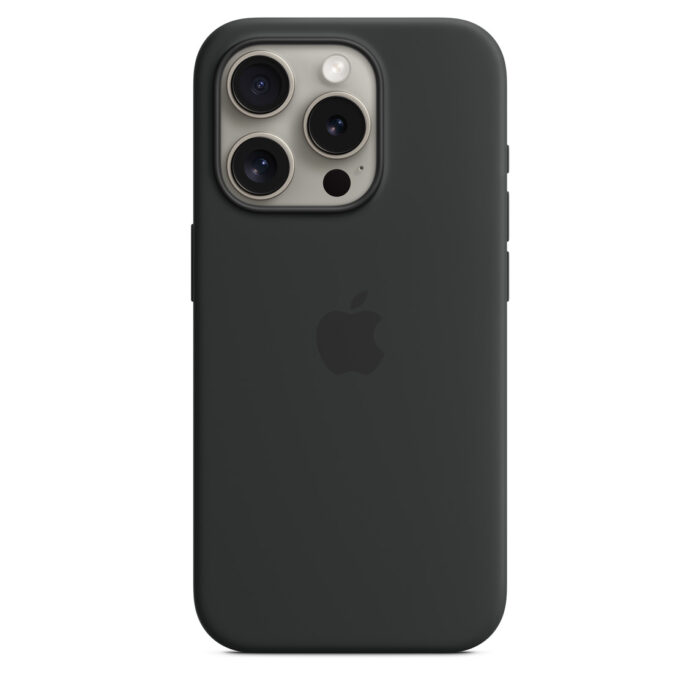 Калъф от Apple за iPhone 15 Pro Silicone Case с MagSafe - Black - Image 1