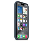 Калъф от Apple за iPhone 15 Pro Silicone Case с MagSafe - Storm Blue - Image 2