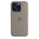 Калъф от Apple за iPhone 15 Pro Silicone Case с MagSafe - Clay - Image 6