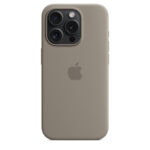 Калъф от Apple за iPhone 15 Pro Silicone Case с MagSafe - Clay - Image 2
