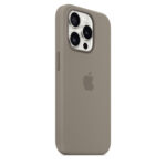 Калъф от Apple за iPhone 15 Pro Silicone Case с MagSafe - Clay - Image 4