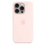 Калъф от Apple за iPhone 15 Pro Silicone Case с MagSafe - Light Pink