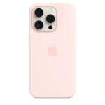 Калъф от Apple за iPhone 15 Pro Silicone Case с MagSafe - Light Pink - Image 3