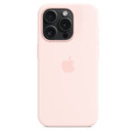Калъф от Apple за iPhone 15 Pro Silicone Case с MagSafe - Light Pink - Image 2