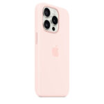 Калъф от Apple за iPhone 15 Pro Silicone Case с MagSafe - Light Pink - Image 5