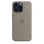 Калъф от Apple за iPhone 15 Pro Max Silicone Case с MagSafe - Clay - Image 4