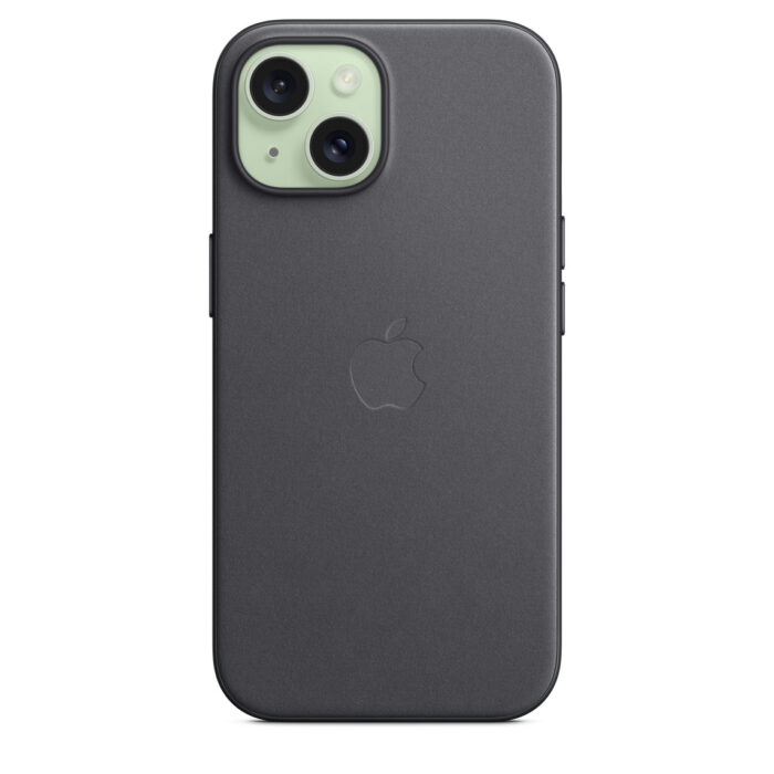Калъф от Apple за iPhone 15 FineWoven Case с MagSafe - Black - Image 2