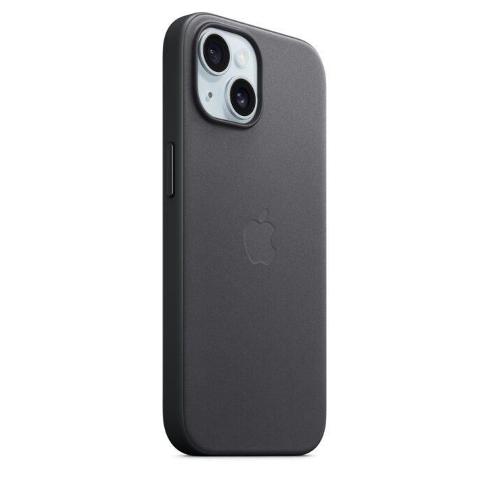 Калъф от Apple за iPhone 15 FineWoven Case с MagSafe - Black - Image 5