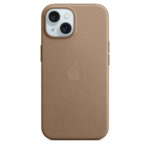 Калъф от Apple за iPhone 15 FineWoven Case с MagSafe - Taupe