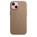 Калъф от Apple за iPhone 15 FineWoven Case с MagSafe - Taupe - Image 6