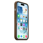 Калъф от Apple за iPhone 15 FineWoven Case с MagSafe - Taupe - Image 5