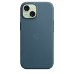 Калъф от Apple за iPhone 15 FineWoven Case с MagSafe - Pacific Blue - Image 7
