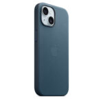 Калъф от Apple за iPhone 15 FineWoven Case с MagSafe - Pacific Blue - Image 2