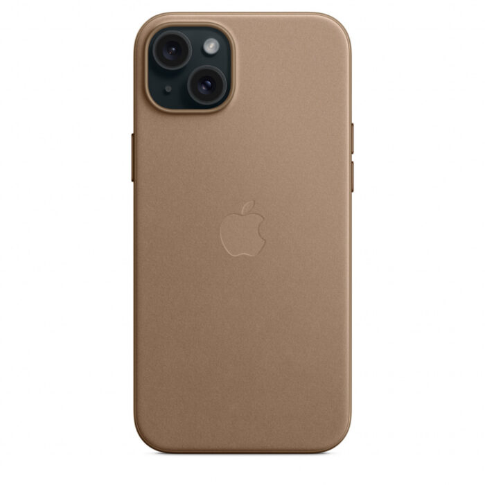 Калъф от Apple за iPhone 15 Plus FineWoven Case с MagSafe - Taupe - Image 5