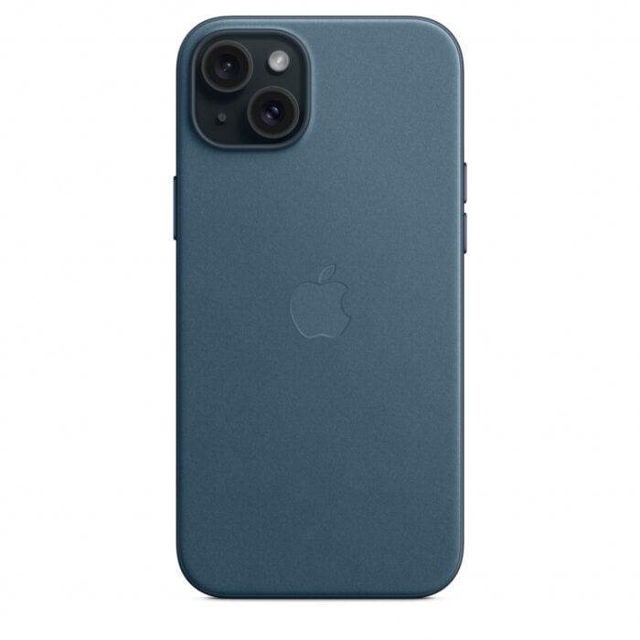 Калъф от Apple за iPhone 15 Plus FineWoven Case с MagSafe - Pacific Blue - Image 2