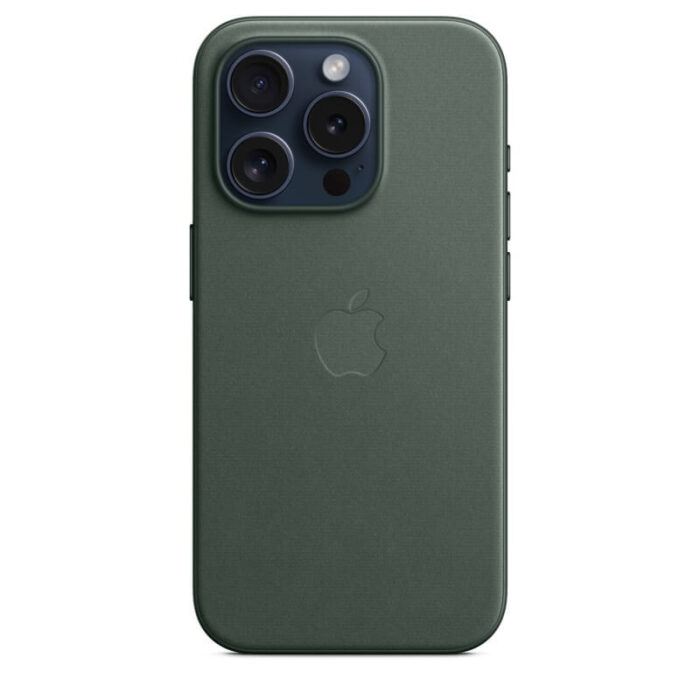 Калъф от Apple за  iPhone 15 Pro Max FineWoven Case с MagSafe - Evergreen - Image 1