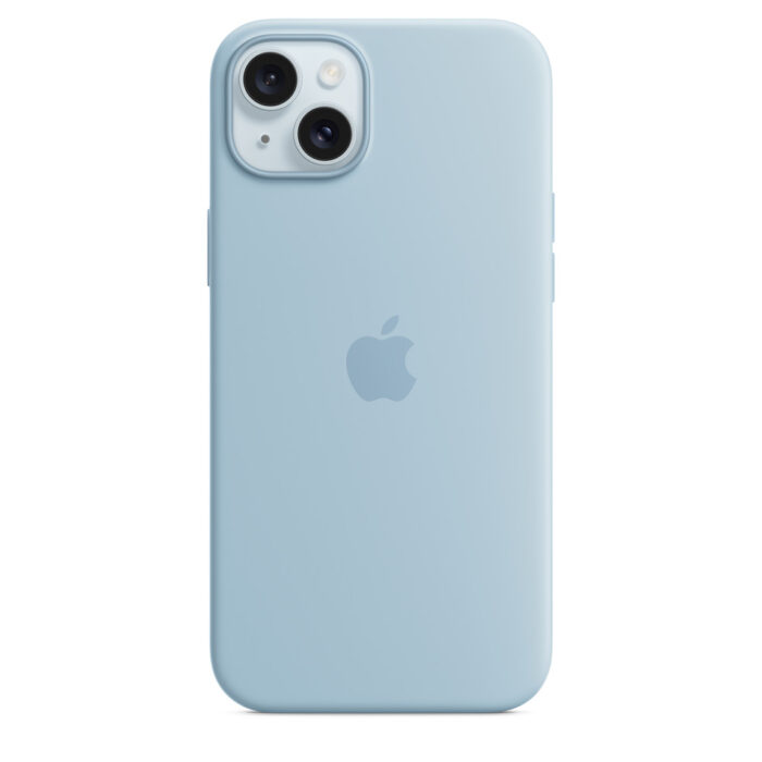 Калъф от Apple за iPhone 15 Plus Silicone Case with MagSafe - Light Blue - Image 1