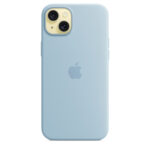 Калъф от Apple за iPhone 15 Plus Silicone Case with MagSafe - Light Blue - Image 2