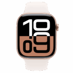 Apple Watch S10 GPS 46mm Rose Gold Alu Case with Light Blush Sport Band - M/L - Image 2