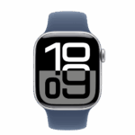 Apple Watch S10 Cellular 42mm Silver Alu Case with Denim Sport Band - S/M - Image 2
