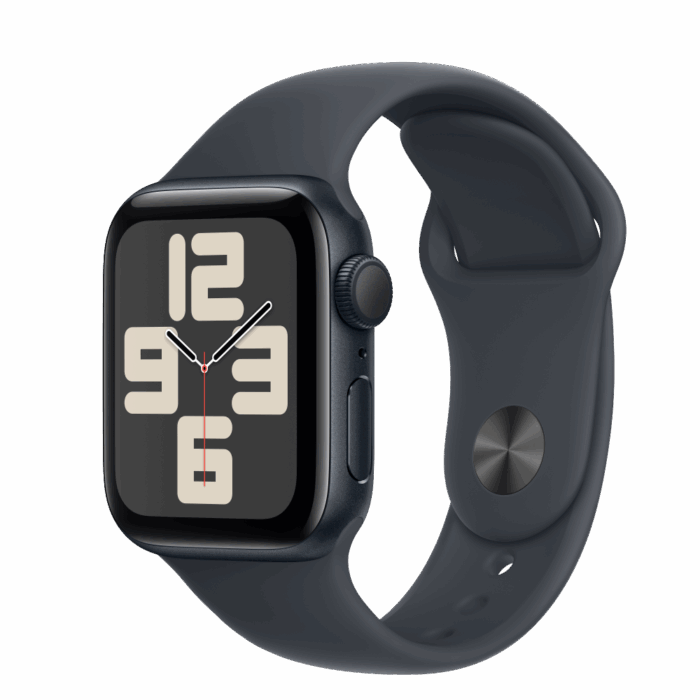 Apple Watch SE2 v3 GPS + Cellular 40mm Midnight Aluminium Case with Midnight Sport Band - S/M - Image 1