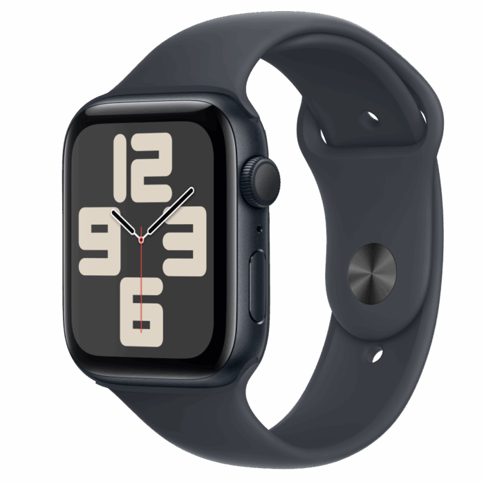 Apple Watch SE2 v3 GPS 44mm Midnight Alu Case with Midnight Sport Band - S/M - Image 1