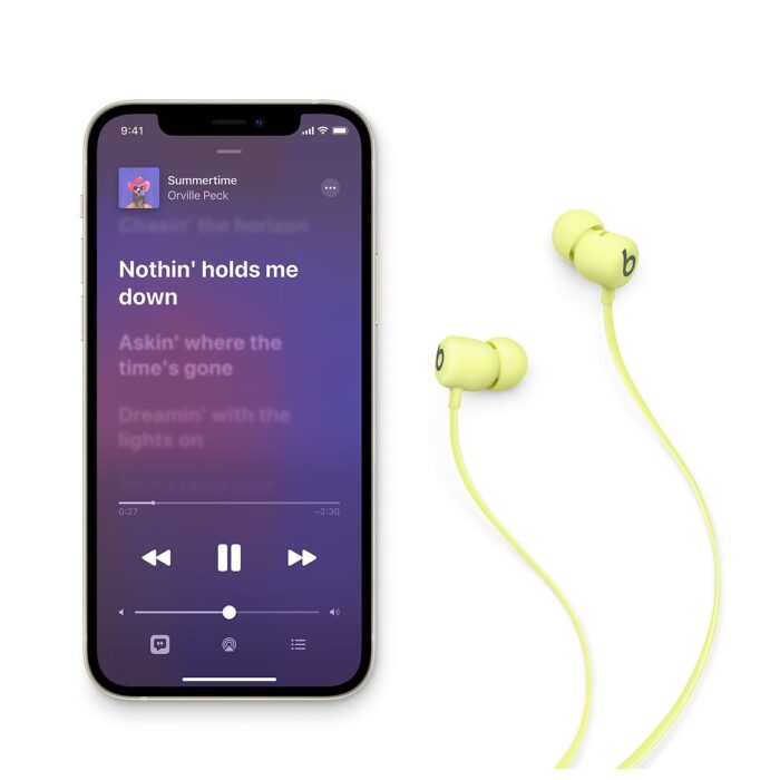 Безжични Слушалки от Beats Flex - All-Day Wireless Earphones - Yuzu Yellow - Image 6