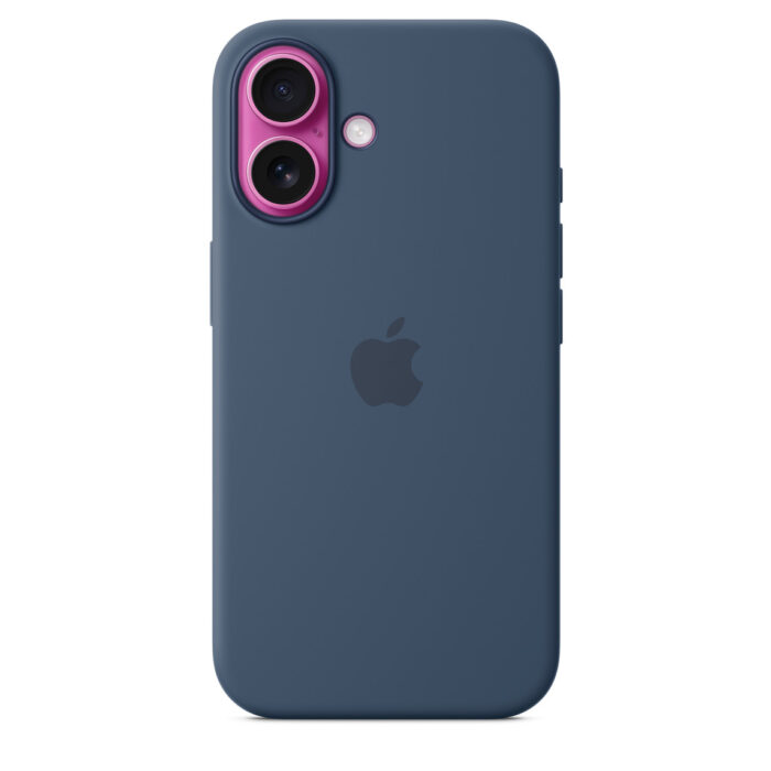 Калъф от Apple за iPhone 16 Silicone Case with MagSafe - Denim - Image 6