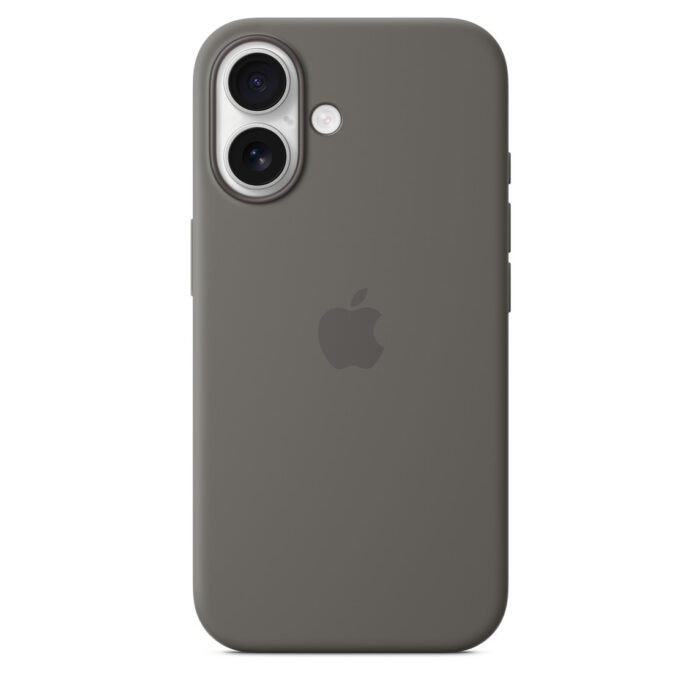 Калъф от Apple за iPhone 16 Silicone Case with MagSafe - Stone Gray - Image 5