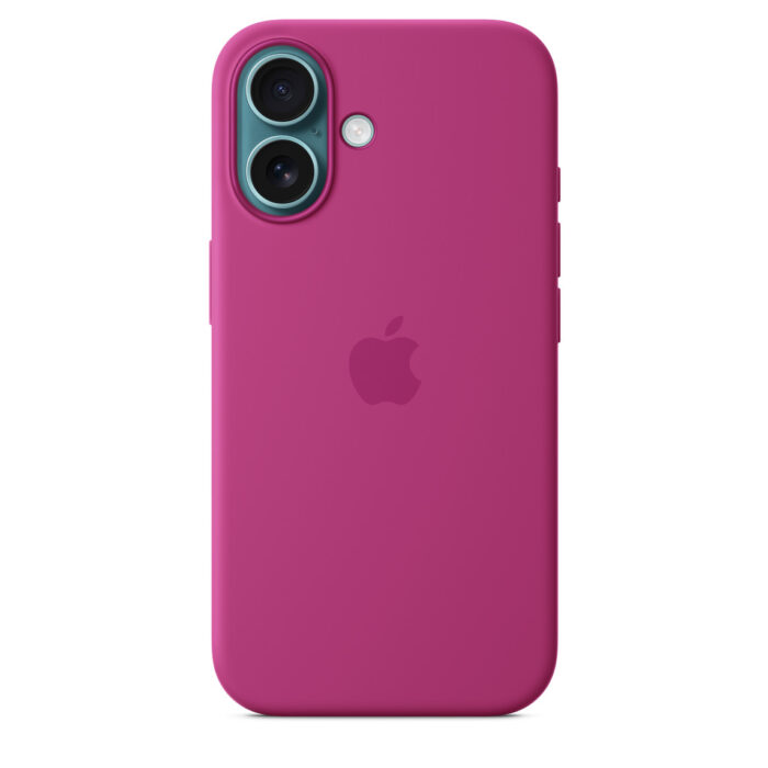 Калъф от Apple за iPhone 16 Silicone Case with MagSafe - Fuchsia (Seasonal) - Image 3