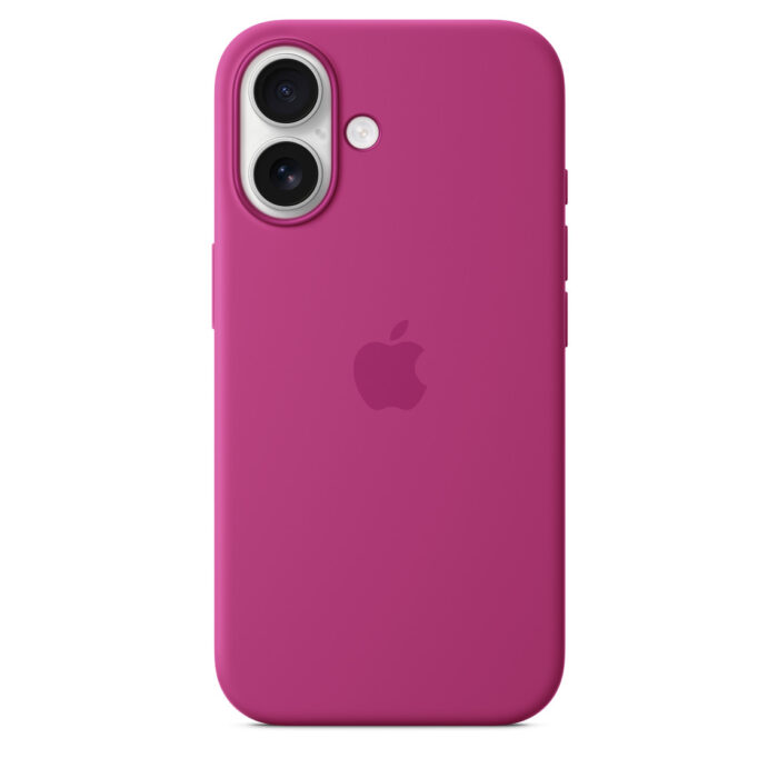 Калъф от Apple за iPhone 16 Silicone Case with MagSafe - Fuchsia (Seasonal) - Image 5