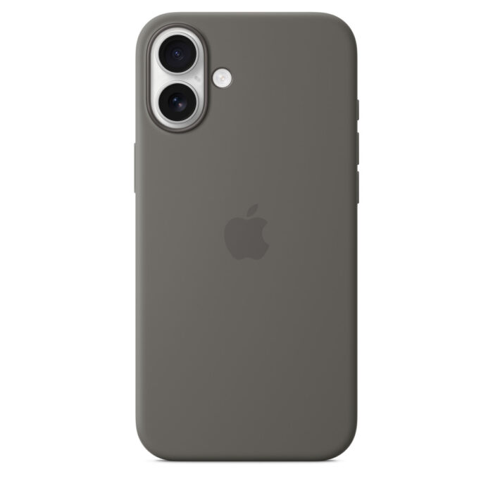 Калъф от Apple за iPhone 16 Plus Silicone Case with MagSafe - Stone Gray - Image 4