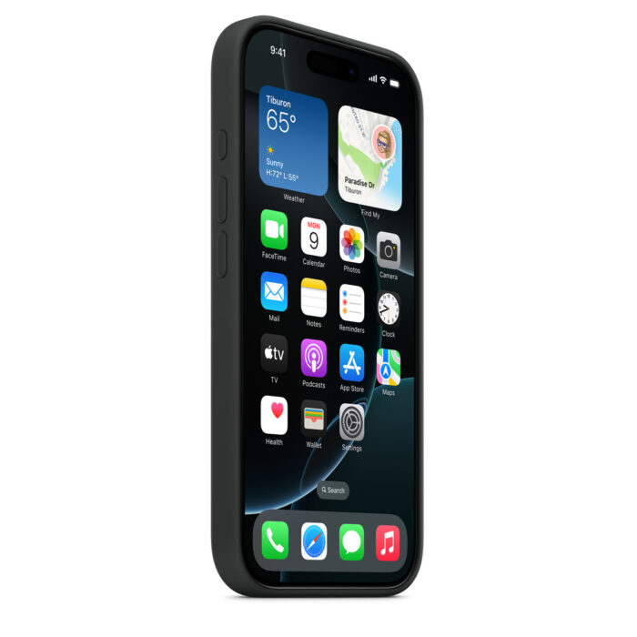 Калъф от Apple за iPhone 16 Pro Silicone Case with MagSafe - Black - Image 3