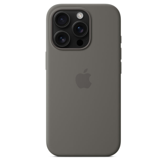 Калъф от Apple за iPhone 16 Pro Silicone Case with MagSafe - Stone Gray - Image 4
