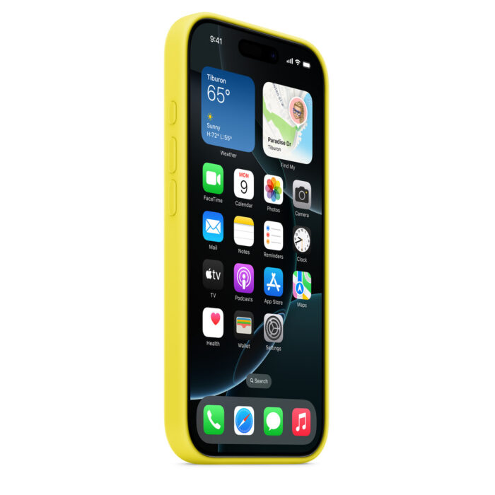 Калъф от Apple за iPhone 16 Pro Silicone Case with MagSafe - Star Fruit (Seasonal) - Image 4