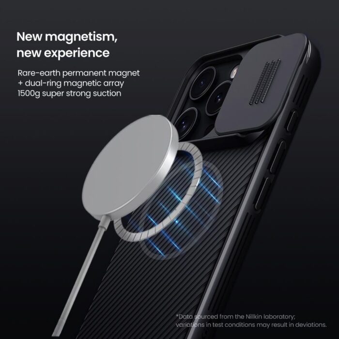 Калъф от Nillkin CamShield PRO Magnetic Hard Case за Apple iPhone 16 Pro Black - Image 3