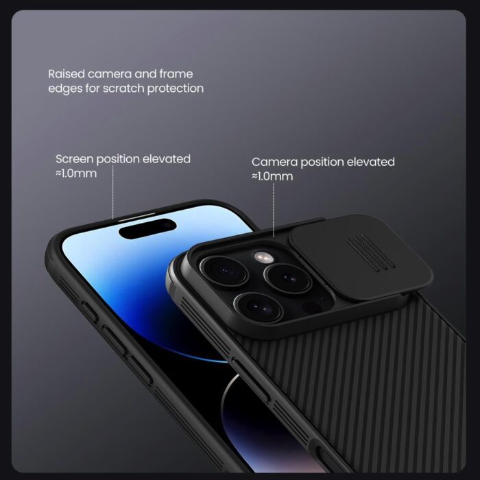 Калъф от Nillkin CamShield PRO Magnetic Hard Case за Apple iPhone 16 Pro Black - Image 5